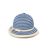 CAPPELLO DONNA CON NASTRO A RIGHE