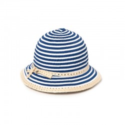 CAPPELLO DONNA CON NASTRO A RIGHE