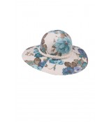 CAPPELLO DONNA BICOLORE TESA LARGA